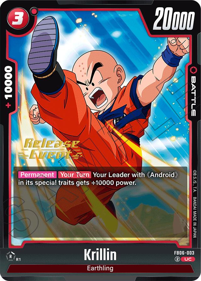 Krillin (FB06-003) [Rivals Clash Release Event Cards] | Total Play