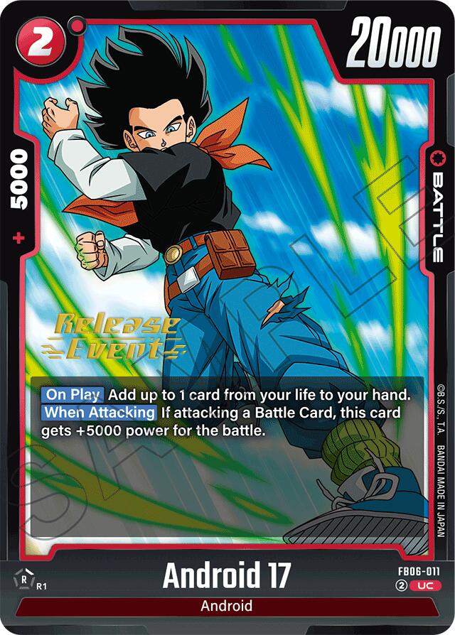 Android 17 (FB06-011) [Rivals Clash Release Event Cards] | Total Play
