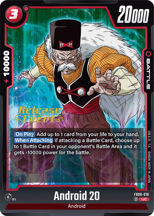Android 20 [Rivals Clash Release Event Cards] | Total Play