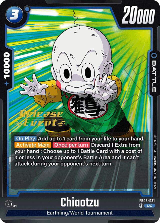 Chiaotzu [Rivals Clash Release Event Cards] | Total Play