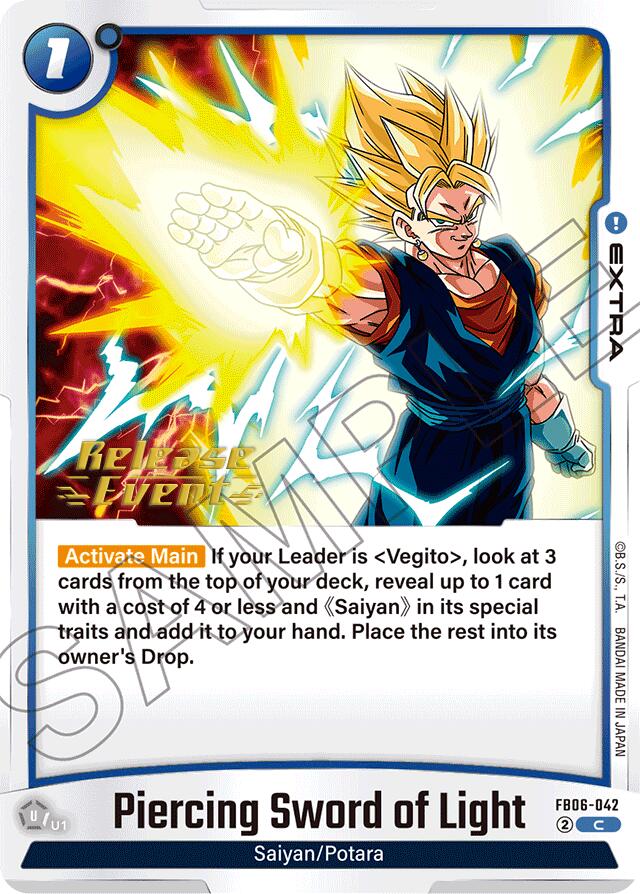 Piercing Sword of Light [Rivals Clash Release Event Cards] | Total Play