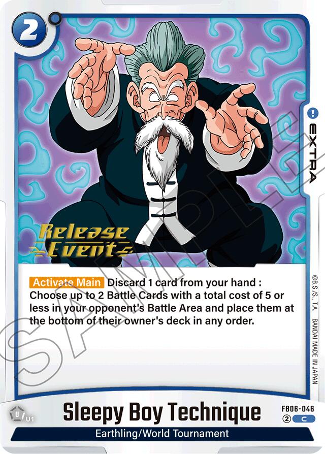Sleepy Boy Technique [Rivals Clash Release Event Cards] | Total Play