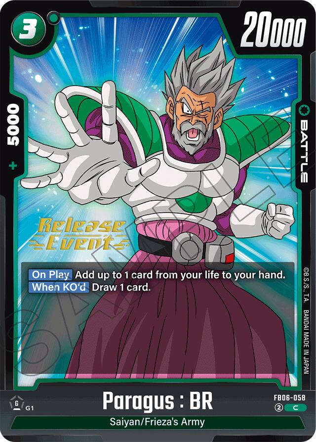 Paragus : BR (FB06-058) [Rivals Clash Release Event Cards] | Total Play