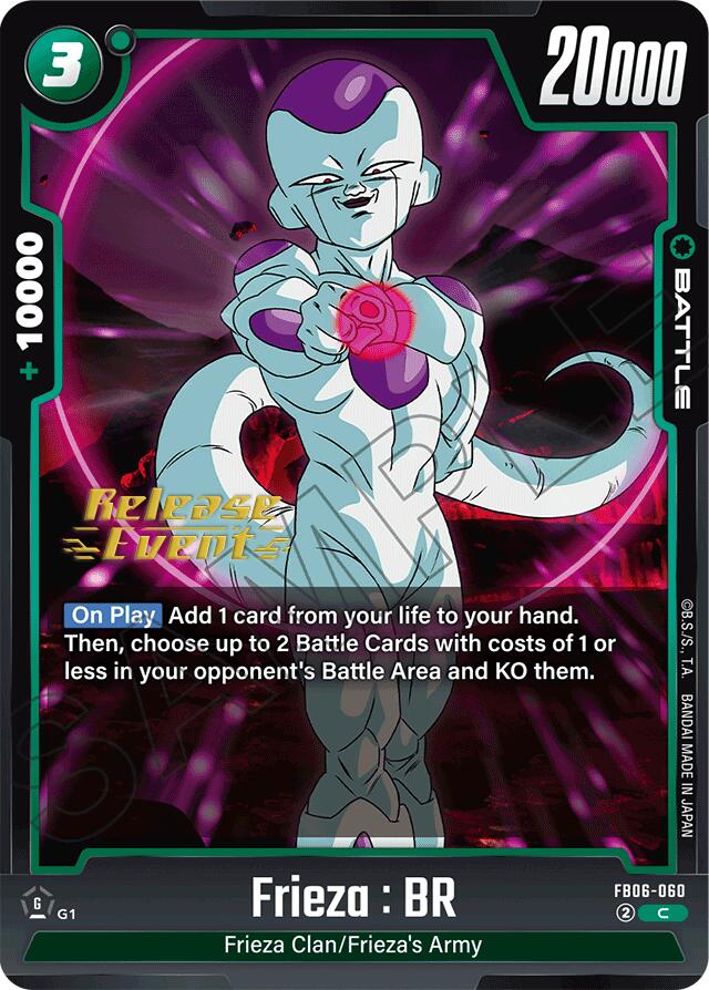 Frieza : BR [Rivals Clash Release Event Cards] | Total Play