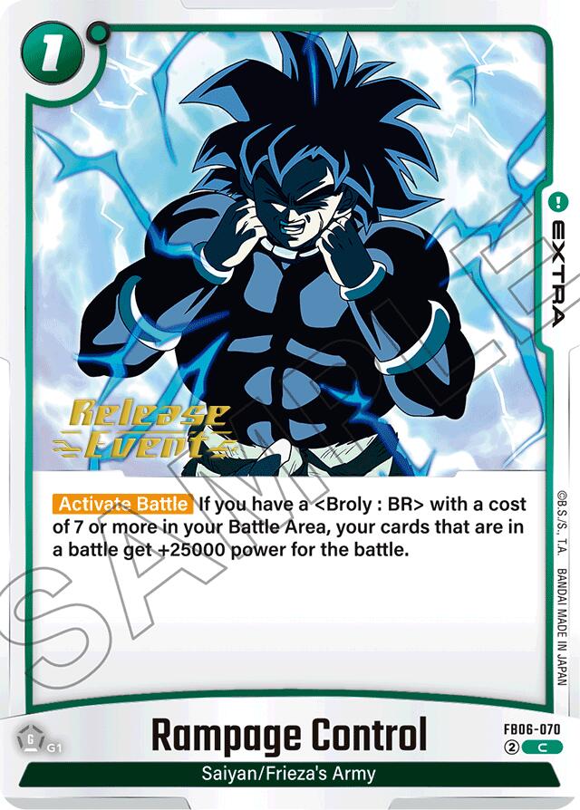 Rampage Control [Rivals Clash Release Event Cards] | Total Play