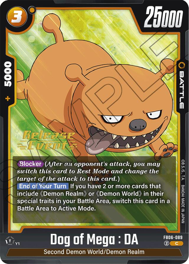 Dog of Mega : DA [Rivals Clash Release Event Cards] | Total Play