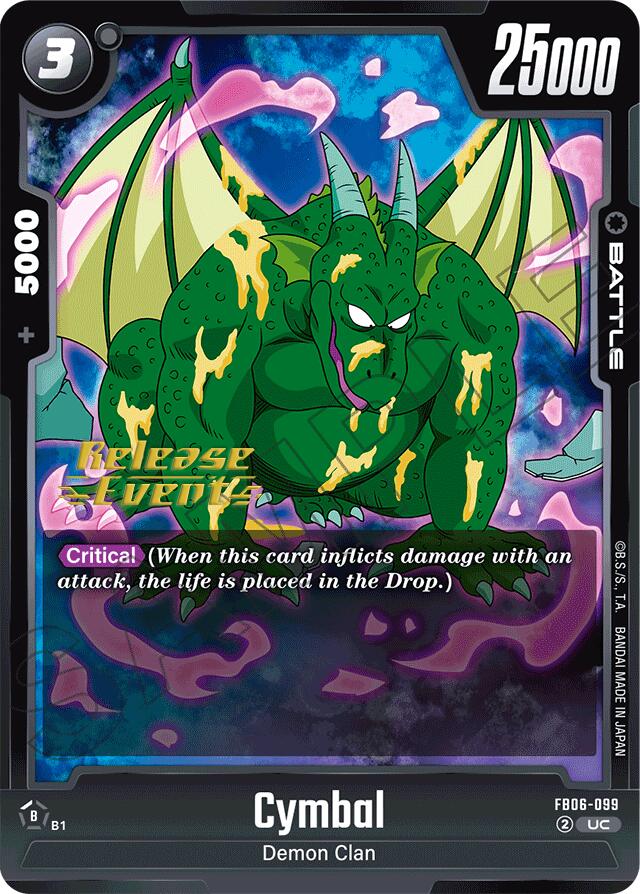 Cymbal (FB06-099) [Rivals Clash Release Event Cards] | Total Play
