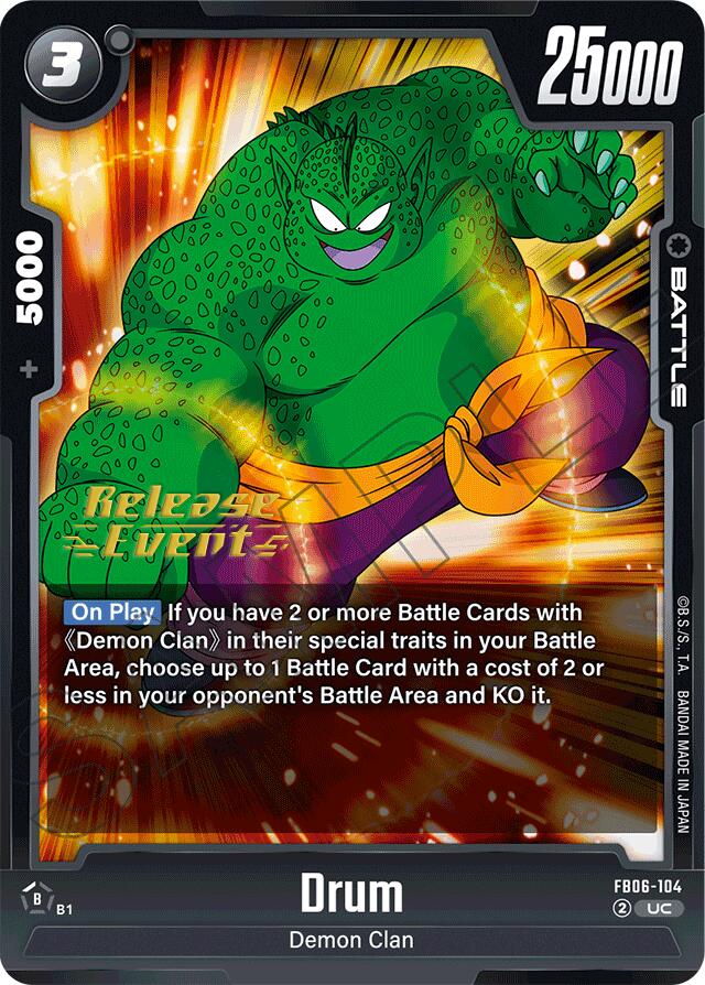 Drum (FB06-104) [Rivals Clash Release Event Cards] | Total Play