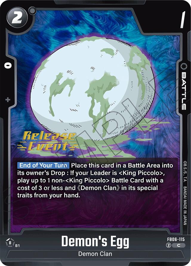 Demon's Egg [Rivals Clash Release Event Cards] | Total Play