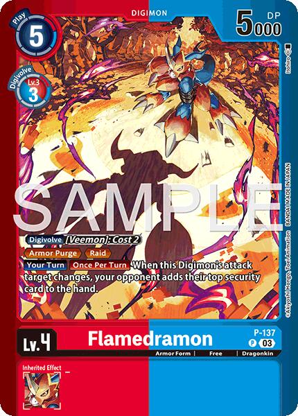 Flamedramon [P-137] (Limited Card Pack -Billion Bullet-) [Limited Card Pack -Billion Bullet-] | Total Play