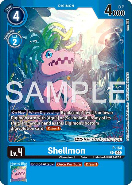 Shellmon [P-164] (Limited Card Pack -Billion Bullet-) [Limited Card Pack -Billion Bullet-] | Total Play