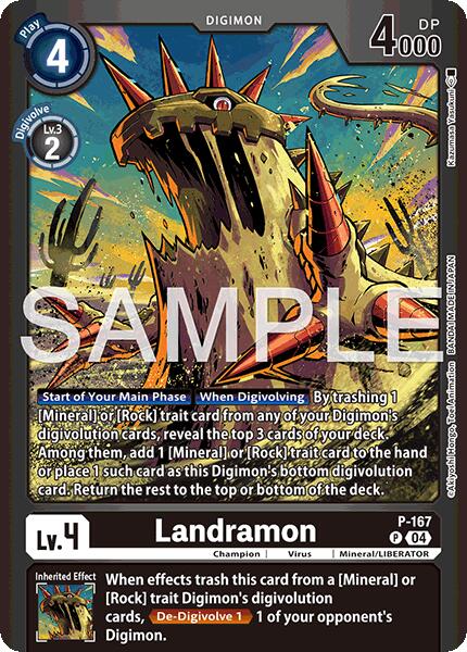 Landramon [P-167] (Limited Card Pack -Billion Bullet-) [Limited Card Pack -Billion Bullet-] | Total Play