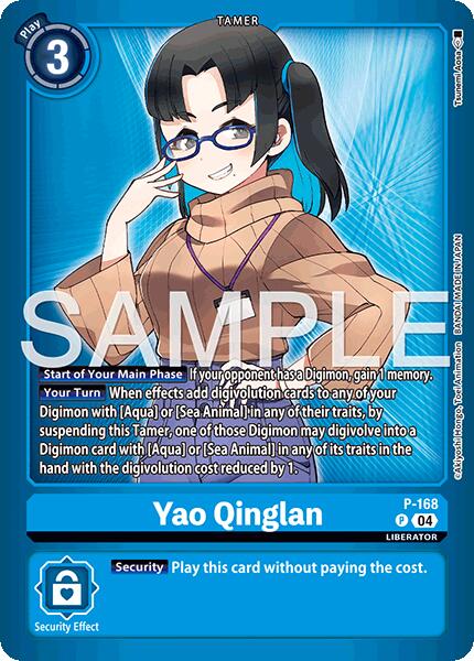 Yao Qinglan [P-168] (Limited Card Pack -Billion Bullet-) [Limited Card Pack -Billion Bullet-] | Total Play