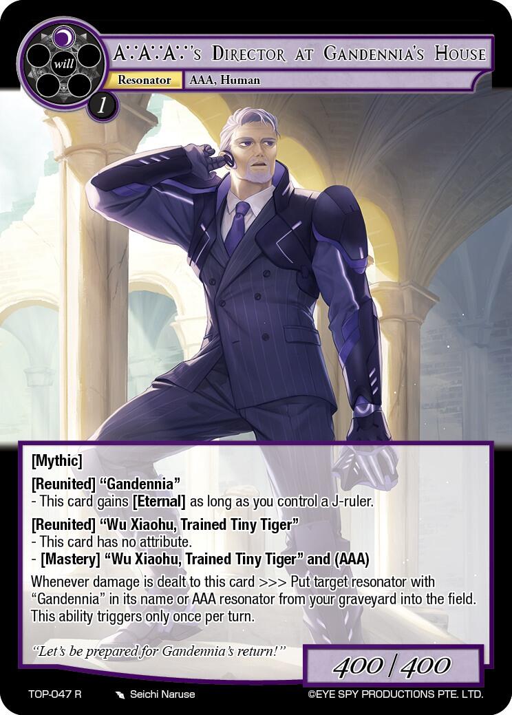A?A?A?'s Director at Gandennia's House (TOP-047 R) [Ten Oaths of Protopaterpolis' War] | Total Play
