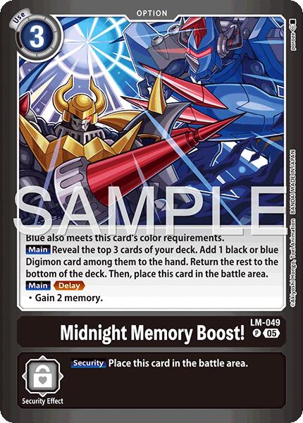 Midnight Memory Boost! [LM-049] (Limited Card Pack -Billion Bullet-) [Limited Card Pack -Billion Bullet-] | Total Play