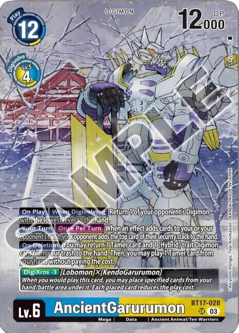AncientGarurumon [BT17-028] (Tamer's Selection Box Ver. Championship 2024) [Secret Crisis] | Total Play