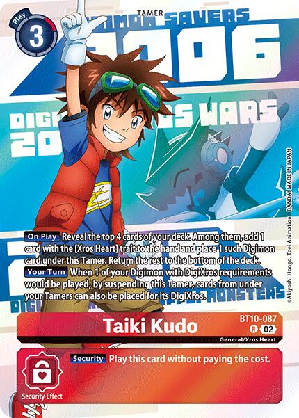 Taiki Kudo [BT10-087] (Digimon Animation Series 25th Anniversary Set) [Xros Encounter] | Total Play