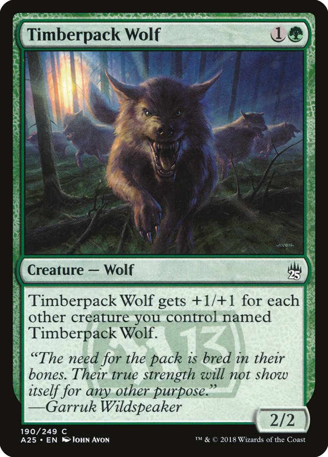 Timberpack Wolf [Masters 25] | Total Play