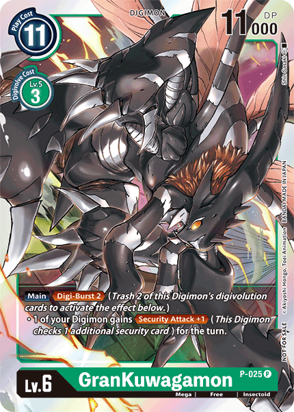 GranKuwagamon [P-025] [Promotional Cards] | Total Play