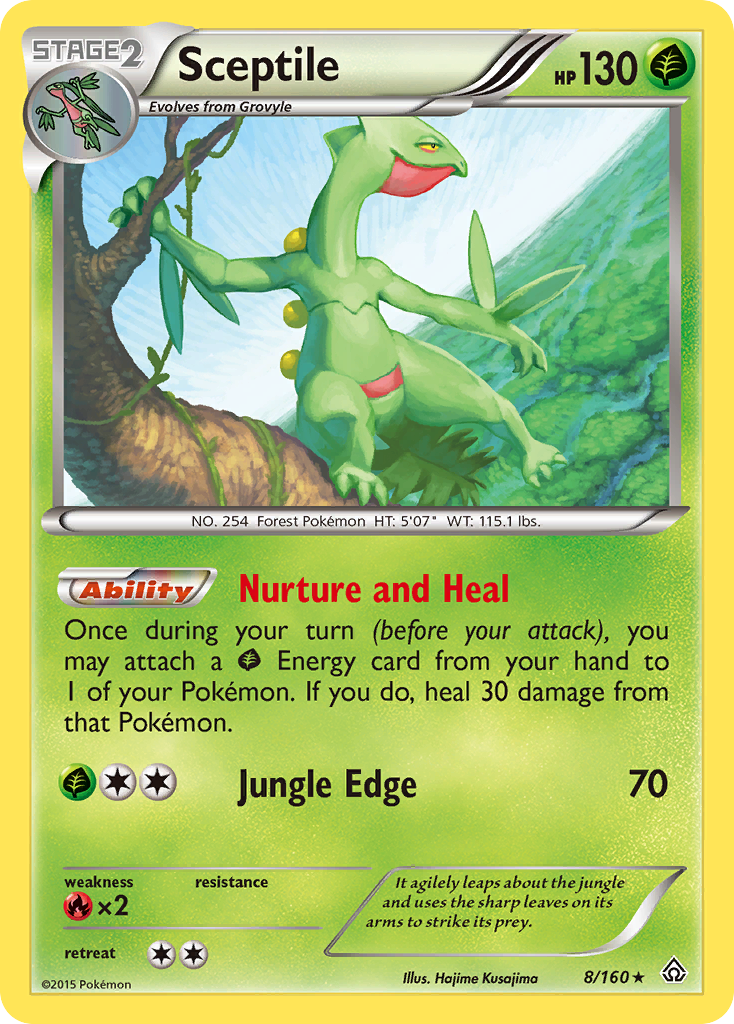 Sceptile (8/160) [XY: Primal Clash] | Total Play