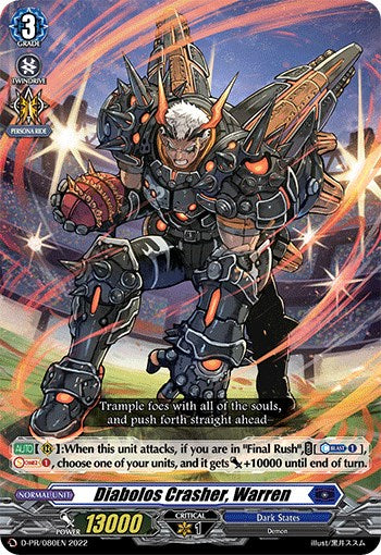 Diabolos Crasher, Warren (D-PR/080EN) [D Promo Cards] | Total Play