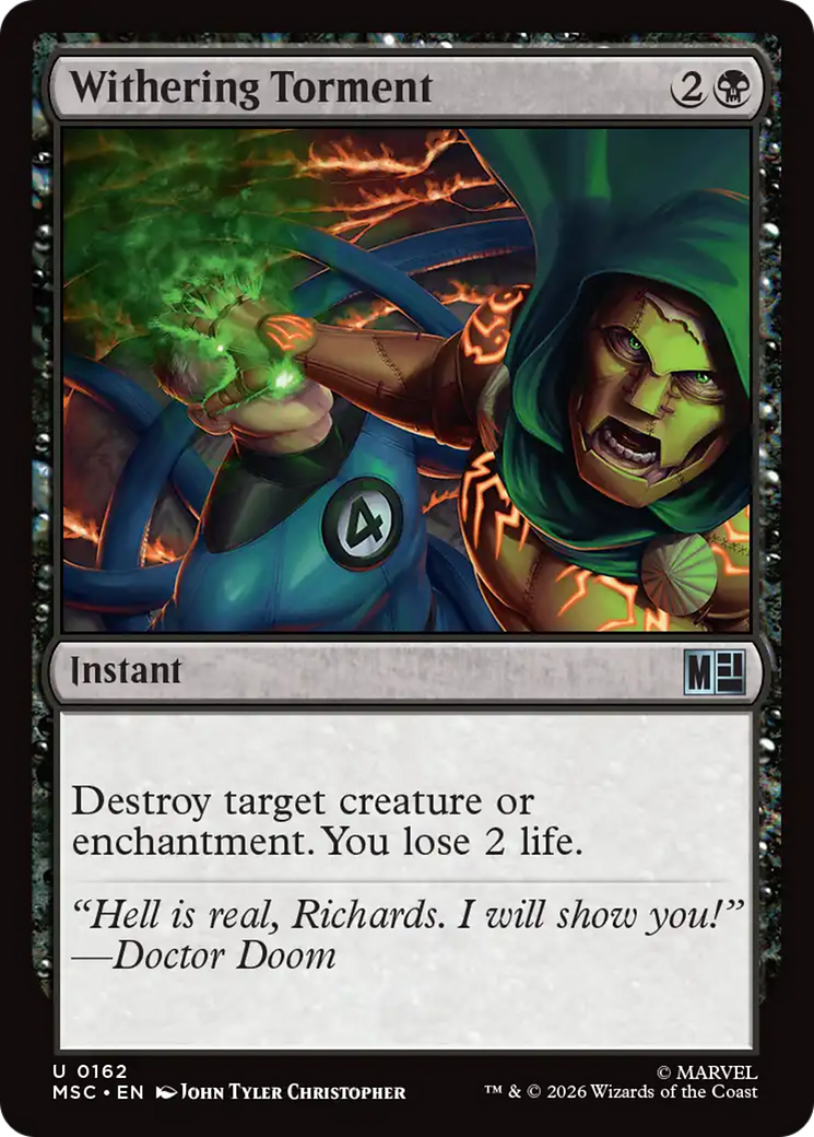 Withering Torment (Surge Foil) [Marvel Super Heroes Commander] | Total Play