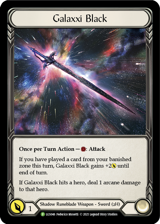 Galaxxi Black [LGS046] (Promo)  Cold Foil | Total Play