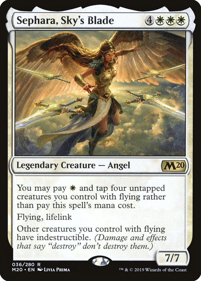 Sephara, Sky's Blade [Core Set 2020] | Total Play