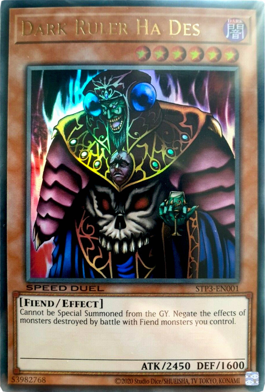 Dark Ruler Ha Des [STP3-EN001] Ultra Rare | Total Play