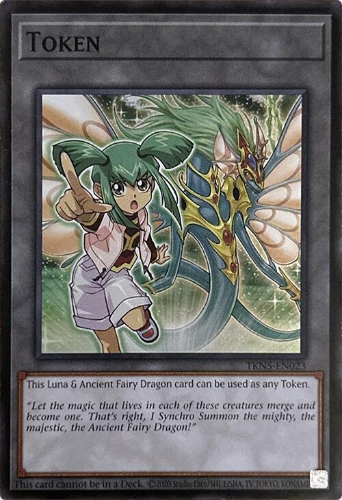 Token (Luna & Ancient Fairy Dragon) [TKN5-EN023] Super Rare | Total Play