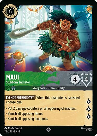 Maui - Stubborn Trickster (110/204) [Reign of Jafar] | Total Play