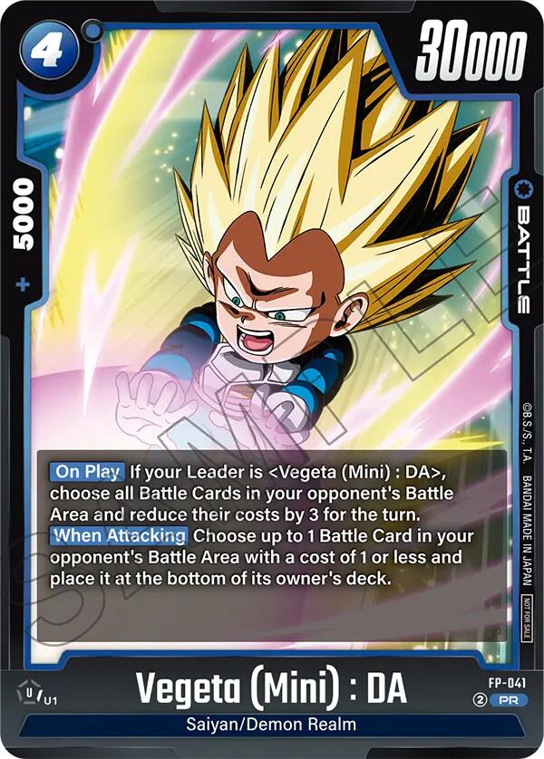 Vegeta (Mini) (FP-041) [Rivals Clash Release Event Cards] | Total Play