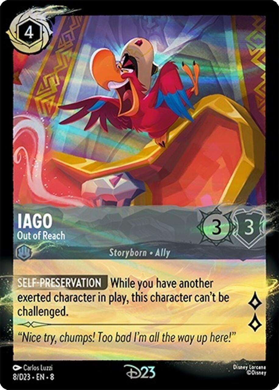 Iago - Out of Reach (8) [Promo Cards] | Total Play