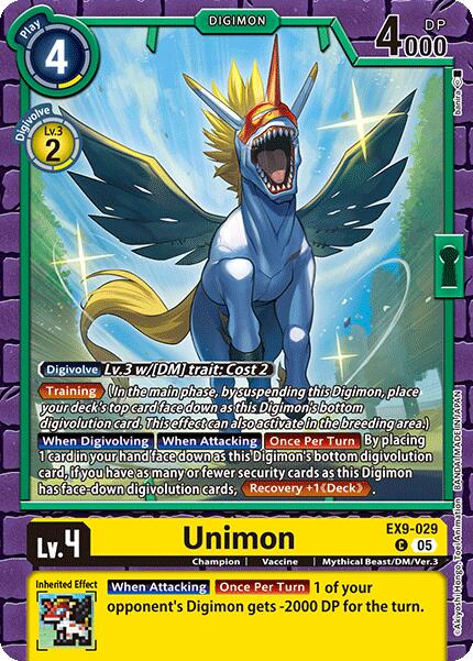 Unimon [EX9-029] [Versus Monsters] | Total Play