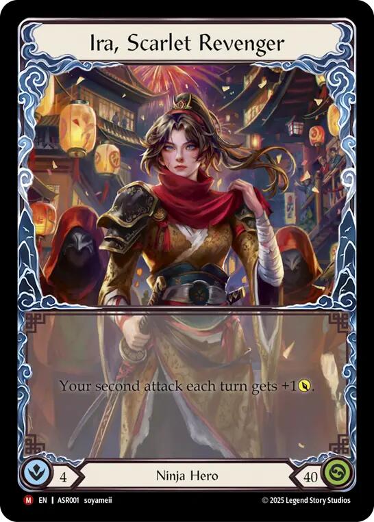 Ira, Scarlet Revenger (Rainbow Foil) [ASR001] (Armory Deck: Ira)  Rainbow Foil | Total Play