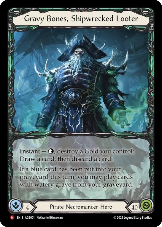 Gravy Bones, Shipwrecked Looter (Regular) [AGB001] (Armory Deck: Gravy Bones) | Total Play