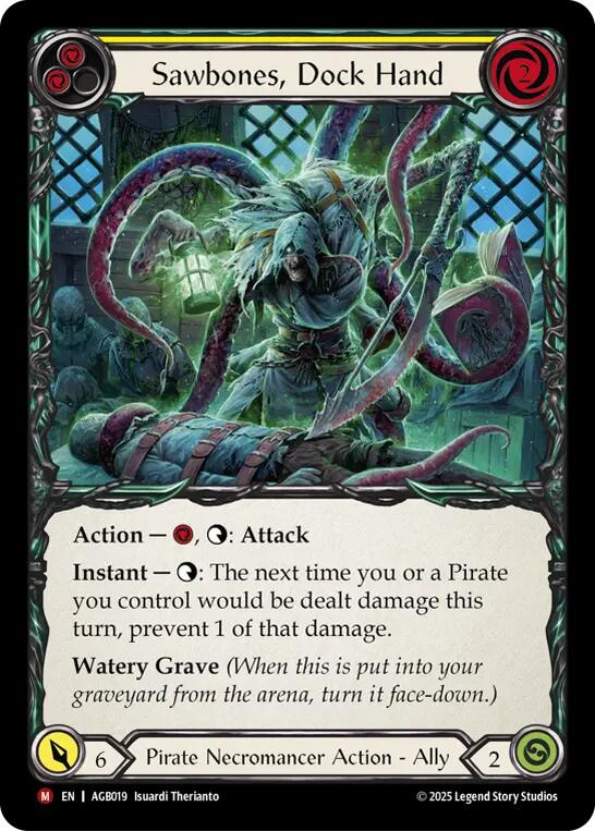 Sawbones, Dockhand (Regular) [AGB019] (Armory Deck: Gravy Bones) | Total Play