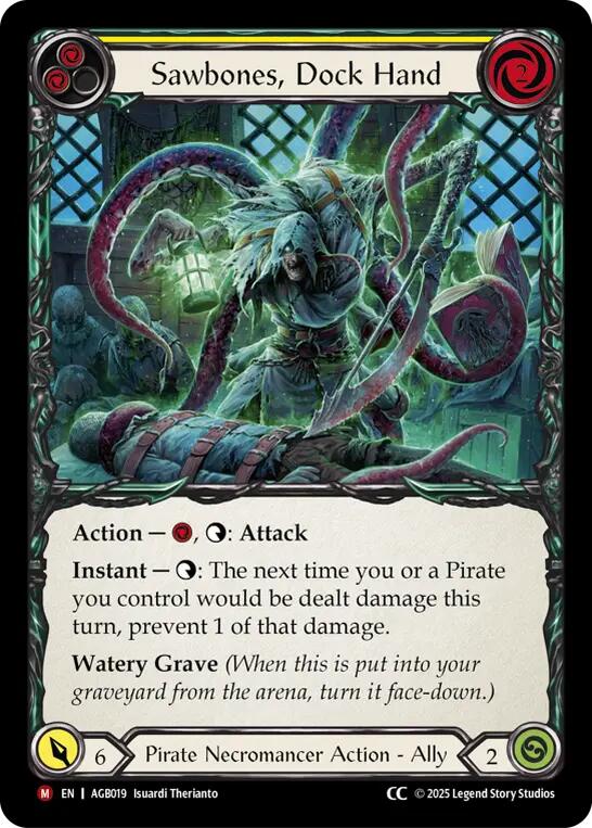 Sawbones, Dockhand (CC Label) (Regular) [AGB019] (Armory Deck: Gravy Bones) | Total Play