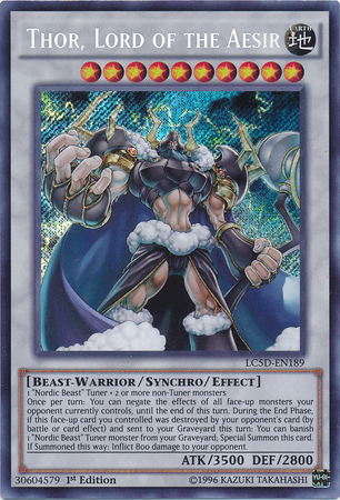 Thor, Lord of the Aesir [LC5D-EN189] Secret Rare | Total Play