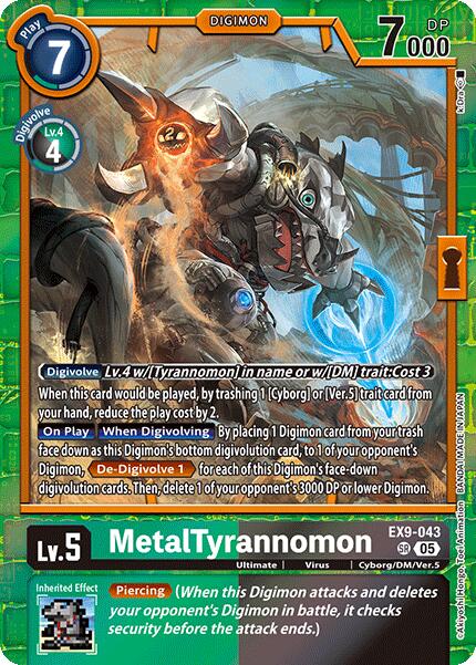 MetalTyrannomon [EX9-043] [Versus Monsters] | Total Play