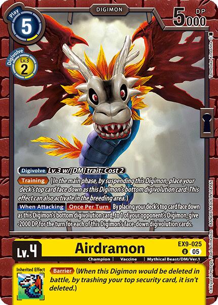 Airdramon [EX9-025] [Versus Monsters] | Total Play