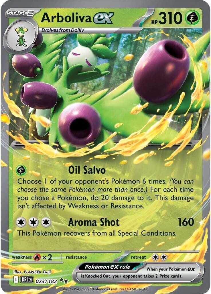 Arboliva ex (023/182) [Scarlet & Violet: Destined Rivals] | Total Play