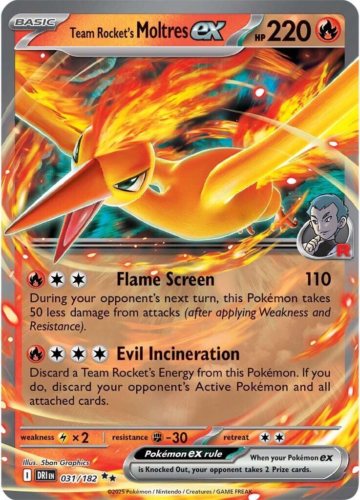 Team Rocket's Moltres ex (031/182) [Scarlet & Violet: Destined Rivals] | Total Play