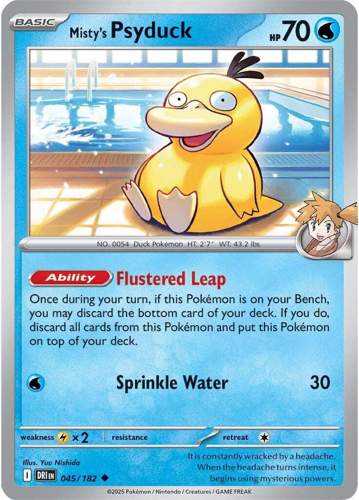 Misty's Psyduck (045/182) [Scarlet & Violet: Destined Rivals] | Total Play