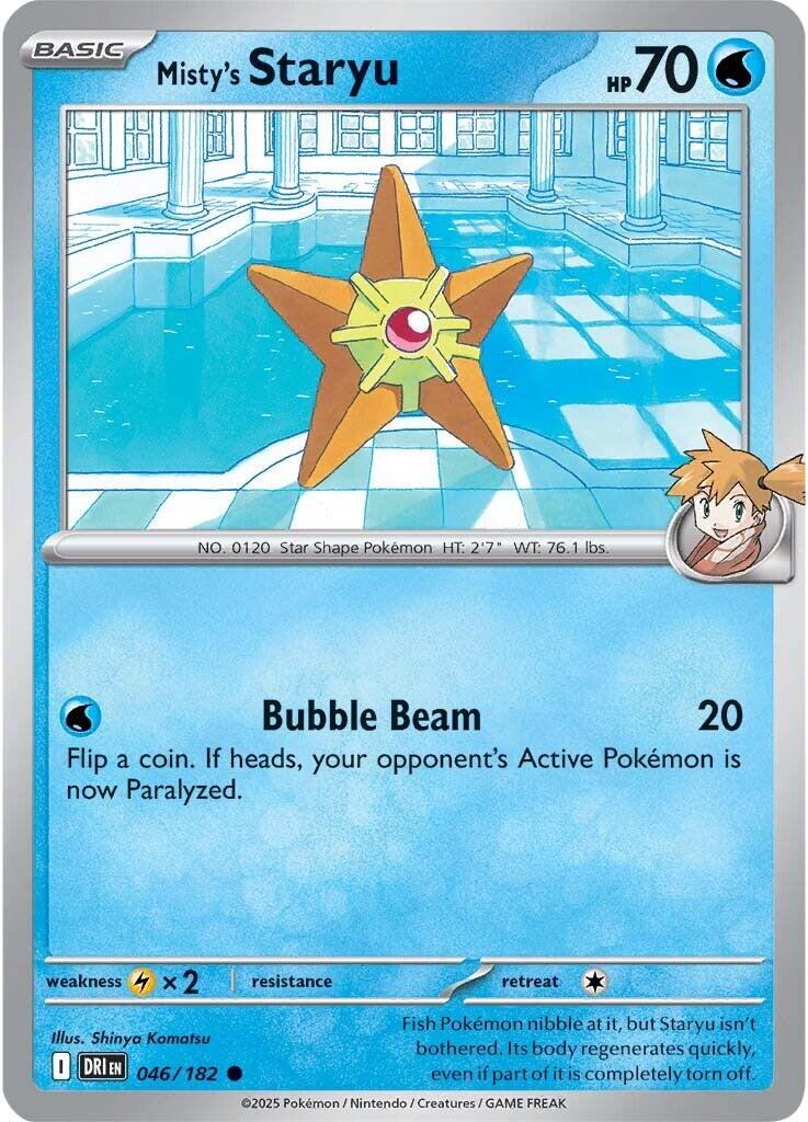 Misty's Staryu (046/182) [Scarlet & Violet: Destined Rivals] | Total Play