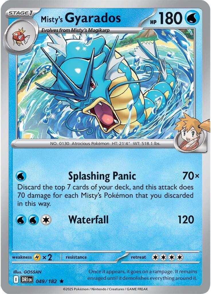 Misty's Gyarados (049/182) [Scarlet & Violet: Destined Rivals] | Total Play