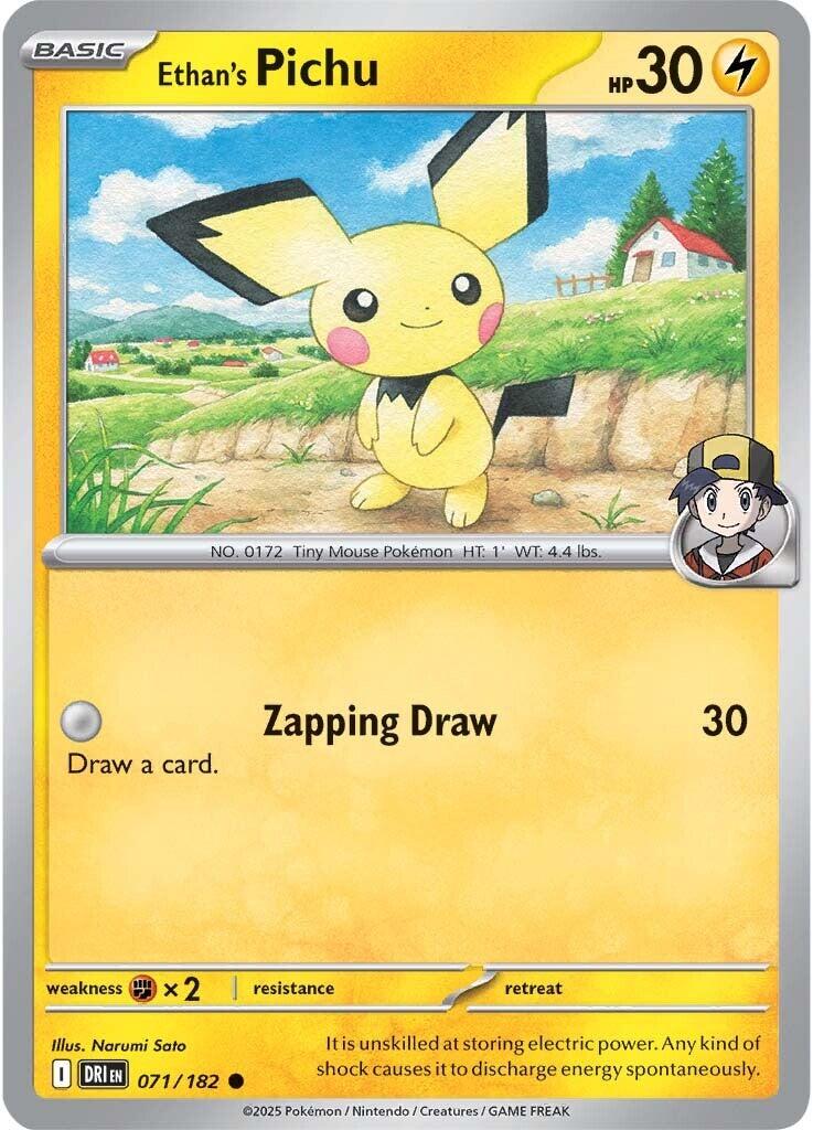Ethan's Pichu (071/182) [Scarlet & Violet: Destined Rivals] | Total Play