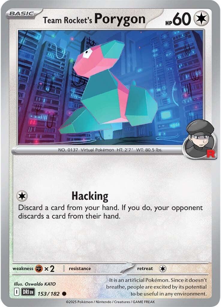 Team Rocket's Porygon (153/182) [Scarlet & Violet: Destined Rivals] | Total Play