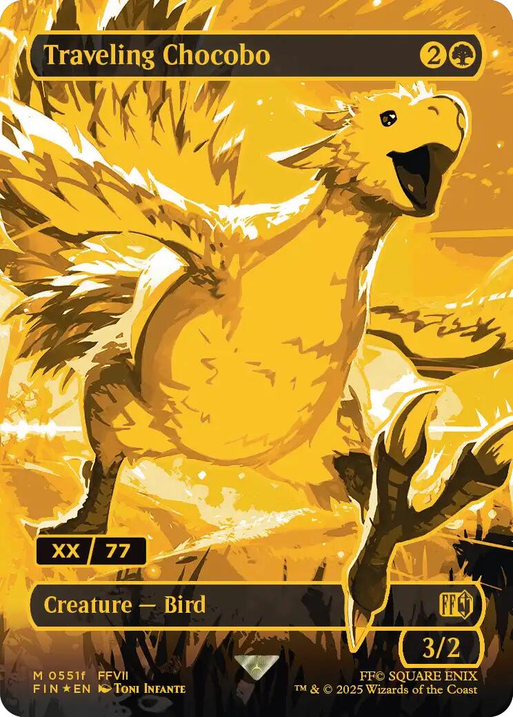 Traveling Chocobo (Borderless) (Serial Numbered) [FINAL FANTASY] | Total Play