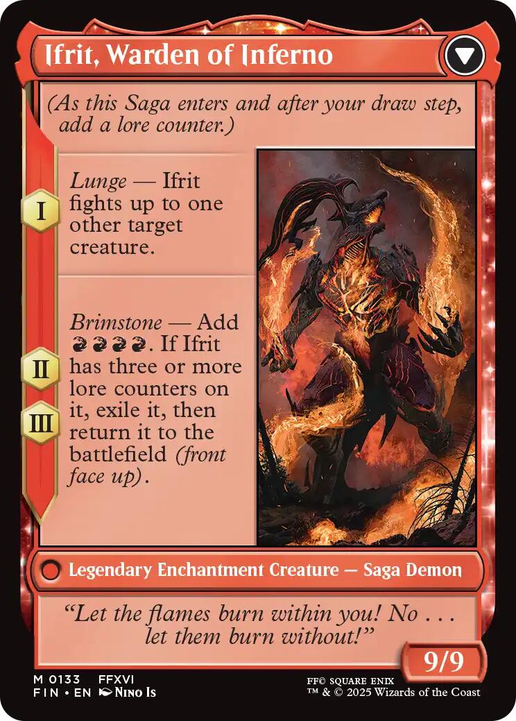 Clive, Ifrit's Dominant // Ifrit, Warden of Inferno [FINAL FANTASY] | Total Play